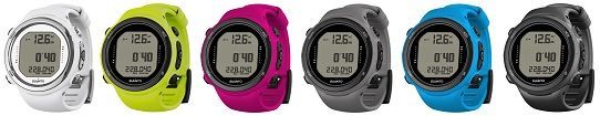 Яркие цвета подводного компьютера Suunto D4i NOVO