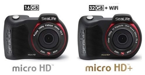 Сравнение фотоаппаратов Sealife Micro HD и Micro HD+